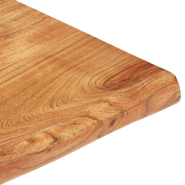 vidaXL Kavos staliukas, 60x60x40cm, akacija, su gyvais kraštais