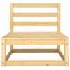 vidaXL Dvivietė sodo sofa, pušies medienos masyvas