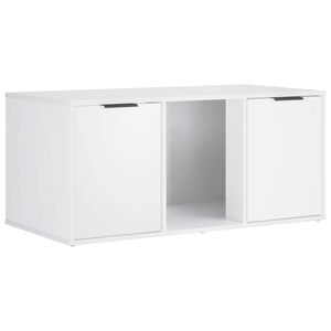 vidaXL Katės narvo baldai Balta 100 x 49 x 45 cm Apdirbta mediena