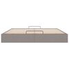 vidaXL Osmanų lovos rėmas be čiužinio Taupe 180x200 cm audinys