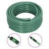 vidaXL Sodo žarna su tvirtinimo detalėmis, žalia, 0,5", 10m, PVC