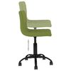 vidaXL Pasukamos valgomojo kėdės, 4vnt., &scaron;viesiai žalios, aksomas
