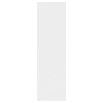 vidaXL Sieninė lentyna, baltos spalvos, 75x16x55cm, MDP