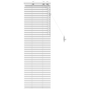 vidaXL Venecijos žaliuzės Balta 45 x 130 cm 35 mm