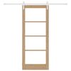 vidaXL Slankios durys ORKDAL Natūrali 83 x 202 cm