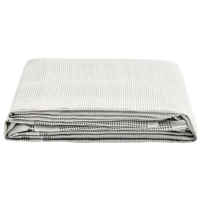 vidaXL Palapinės kilimas, pilkos spalvos, 400x300cm