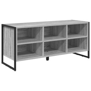vidaXL Batu skrynia 100 x 35 x 44 cm Apdirbta mediena Pilkas Sonoma