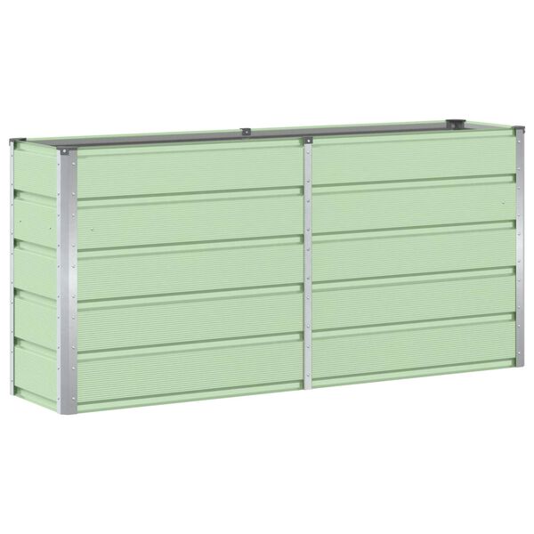 vidaXL Lovelis Žalia 160 x 40 x 75 cm Plienas