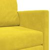vidaXL Sofa lova 110cm Saulėgrąžų geltona Aksomas