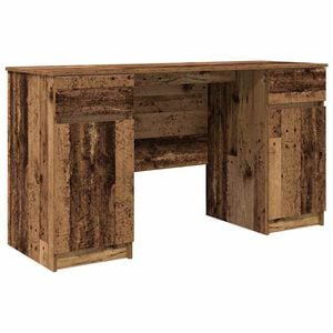 vidaXL Stalas Sena mediena Apdirbta mediena 140 x 49 x 76 cm