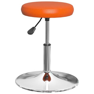 vidaXL Masažuotojo kėdė, oranžinės spalvos, dirbtinė oda (333074)