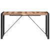 vidaXL Valgomojo stalas, 140x70x75cm, medienos masyvas