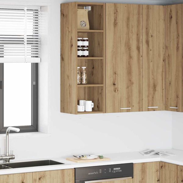 vidaXL Pakabinama spintelė Amatininkų ąžuolas 30 x 29,5 x 100 cm