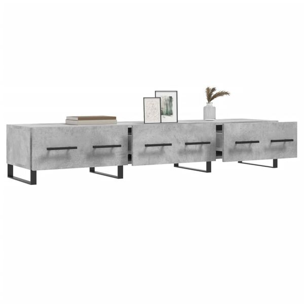 vidaXL Televizoriaus spintelė, betono pilka, 150x36x30cm, mediena
