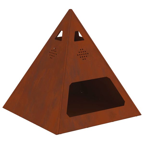 vidaXL Laužavietė Ruda 50 x 50 x 51 cm