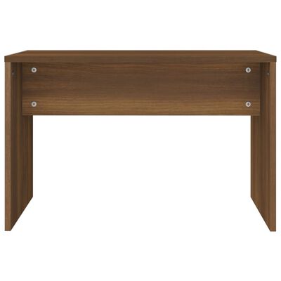 vidaXL Kosmetinio staliuko kėdutė, ruda ąžuolo, 70x35x45cm, mediena