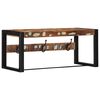 vidaXL Paltų kabykla Daugiaspalvė 80x35x35cm Regeneruota medžio masyva