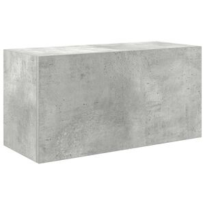 vidaXL Sieninė vonios kambario spintelė, betono pilka, 60x25x30cm