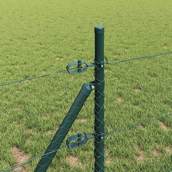 vidaXL Tvorelės stulpas Pilka 100 x 0,4 m (25 mm tinklas)