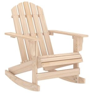 vidaXL Supama sodo Adirondack kėdė, eglės medienos masyvas