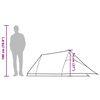 vidaXL Stovyklavimo palapinė, balta, dvivietė, tamsinantis audinys