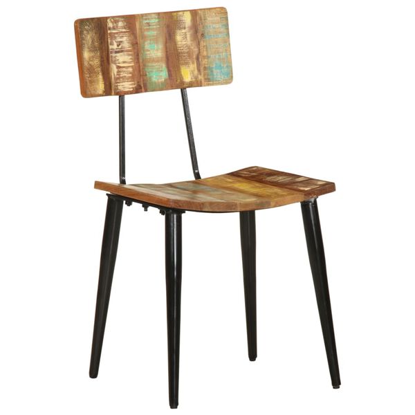 vidaXL Valgomojo kėdės, 2vnt., perdirbtos medienos masyvas