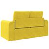 vidaXL Sofa lova 60cm Geltona Aksomas