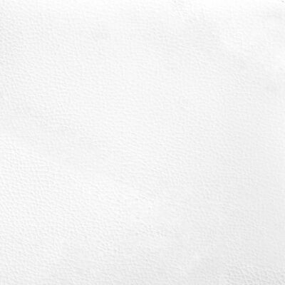 vidaXL Lovos rėmas, baltas/juodas, 80x200cm, dirbtinė oda