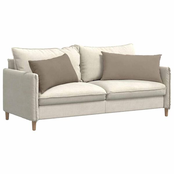 vidaXL Sofa Pagalvės 2 pcs Taupe 80 x 40 cm audinys