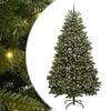 vidaXL Dirbtinė Kalėdų eglutė 240 cm 300 LED &Scaron;ilta balta Žalia