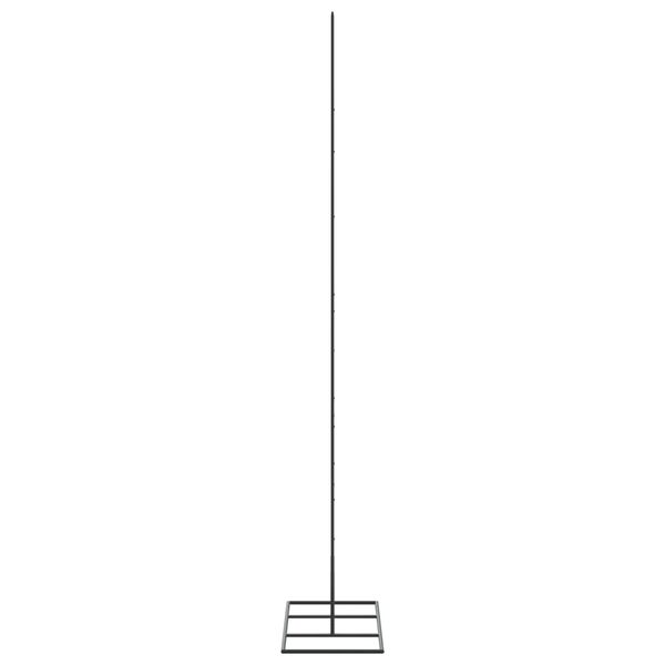 vidaXL Metalinė Kalėdų eglutė, juodos spalvos, 150 cm
