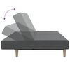 vidaXL Dvivietė sofa-lova, šviesiai pilkos spalvos, audinys