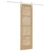 vidaXL Slankios durys ORKDAL Natūrali ir Balta 61 x 198,5 cm
