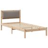 vidaXL Lovos rėmas Tortora 100 x 200 cm Kietos pu&scaron;ies mediena