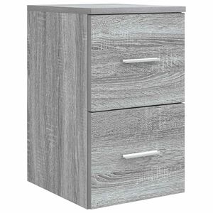 vidaXL Vonios spintelė tarp Pilka Sonoma 30 x 35 x 50 cm