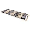 vidaXL Lamelinis lovos pagrindas Ruda 140 x 190 cm Kietas bukas medis
