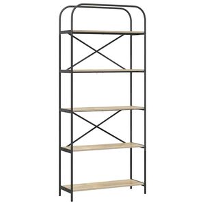 vidaXL Knygų lentyna Sonoma ąžuolas 80 x 30 x 183 cm Apdirbta mediena