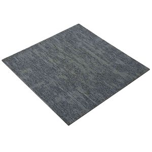 vidaXL Kilimų plytelė Dangaus pilka 50 x 50 cm 20 vnt. PP ir Bitumas