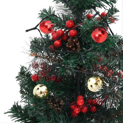vidaXL Tako dekoracijos-dirbtinės Kalėdų eglutės, 2vnt., 76cm, PVC