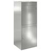 vidaXL Siuntų dėžutė Sidabrinė 41 x 38 x 103 cm Galvanizuotas plienas