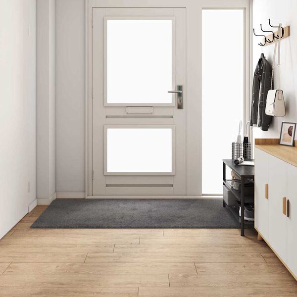 vidaXL Kilimėlio bėgimo kilimas Pilka 100 x 200 cm