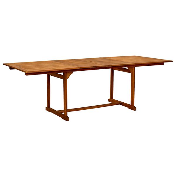 vidaXL Sodo valgomojo komplektas, 7 dalių, akacija ir tekstilenas