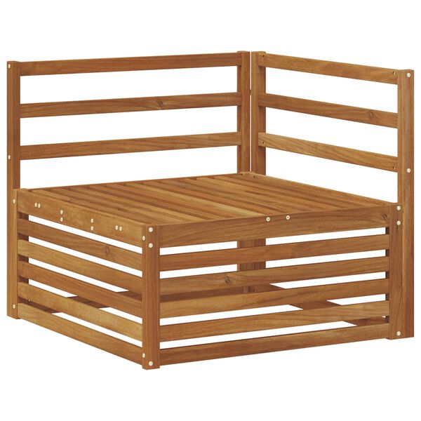 vidaXL Lauko sofos komplektas 8 pcs Natūrali Kietos akacijos mediena