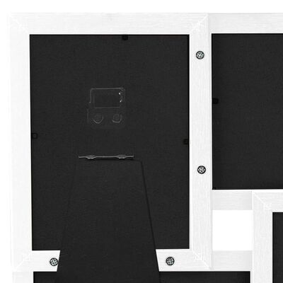 vidaXL Rėmelis-koliažas, baltos spalvos, 4x(10x15cm) nuotraukoms