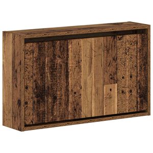 vidaXL Sieninis batų kabinetas ZWOLLE 71 x 17 x 43 cm Apdirbta mediena