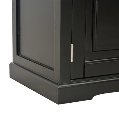 vidaXL TV spintelė, juoda, 120x30x40cm, mediena