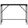 vidaXL Konsolinis stalas Juodas ąžuolas 100 x 32 x 75 cm
