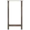 vidaXL Baro stalo kojos, 2 vnt., 50x(90-91) cm, natūralus plienas