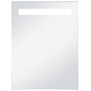 vidaXL Sieninis vonios kambario veidrodis su LED, 60x80cm