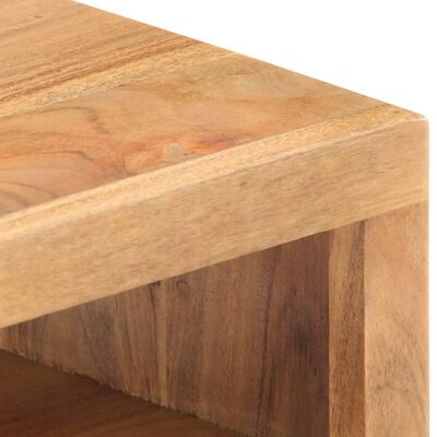 vidaXL Kavos staliukas, 90x45x40cm, akacijos medienos masyvas